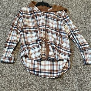 American eagle women’s flannel jacket